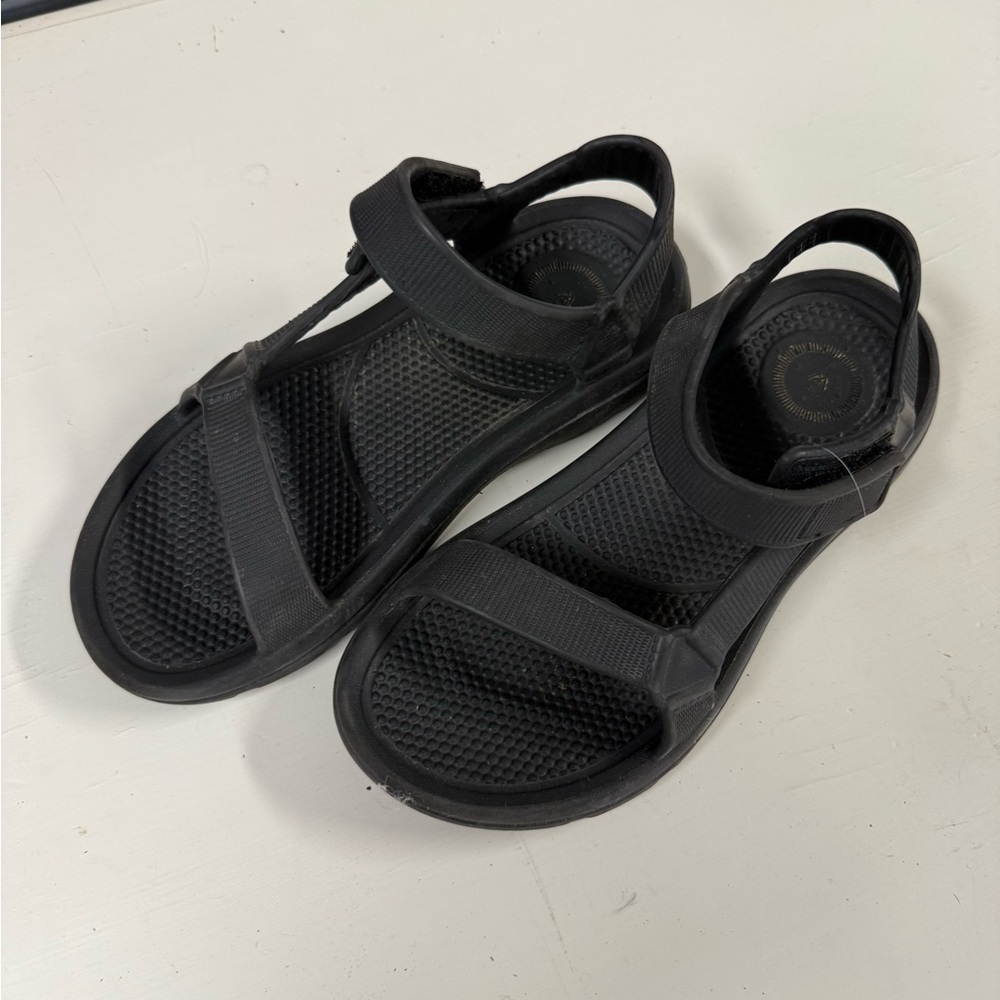 Black Strappy Sandals